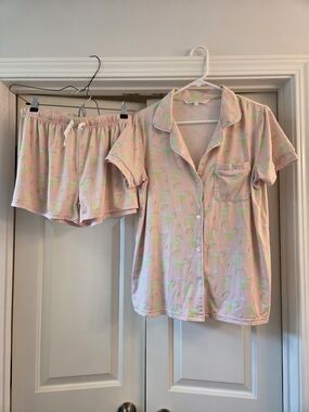 Royal Standard - Pink Pastel Margarita Print Short Pajama Set